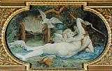 Famous Venus Paintings - Venus Jouant avec L'Amour